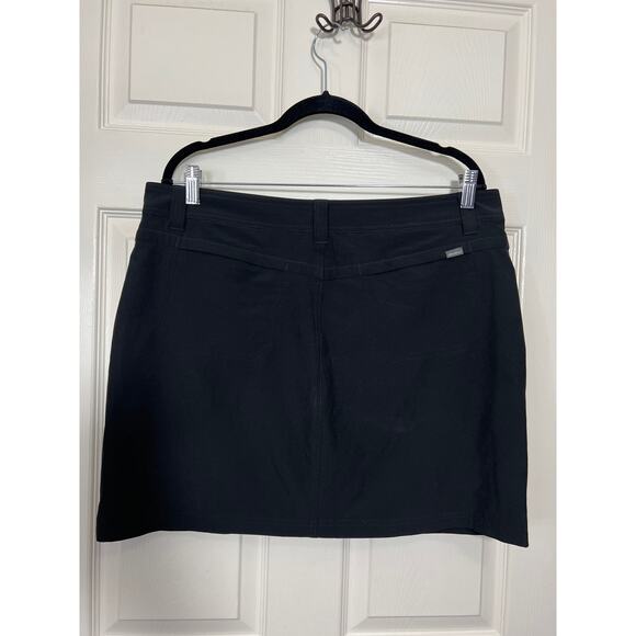 Eddie Bauer Womens 14 / XL Adventurer 2.0 Active Skirt Skort Black Golf - Picture 4 of 9